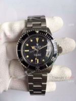 Replica Rolex Vintage Submariner Watch Stainless Steel Black Bezel